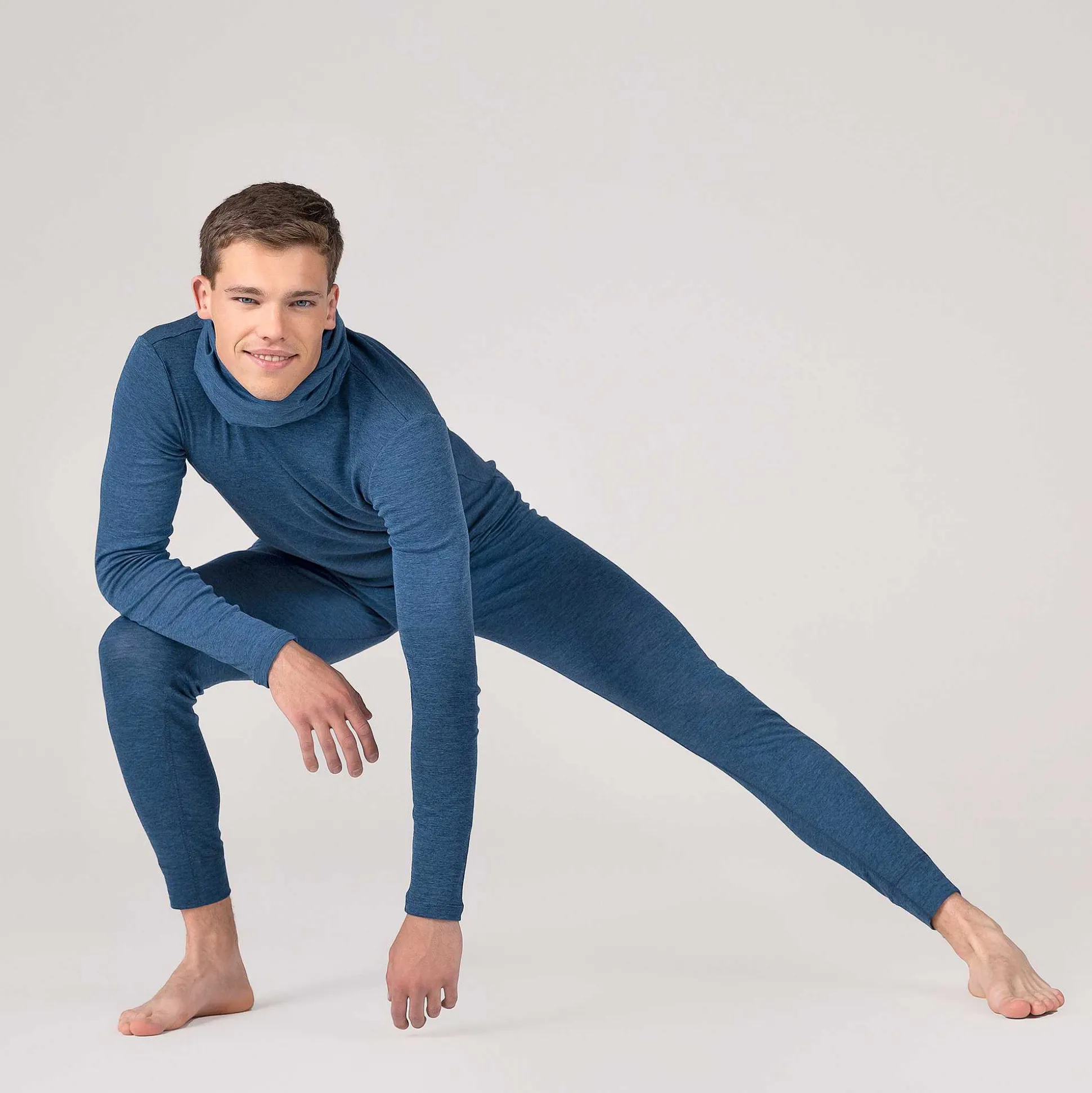 LIVING CRAFTS Linus - Long Johns Mittelblau Shop