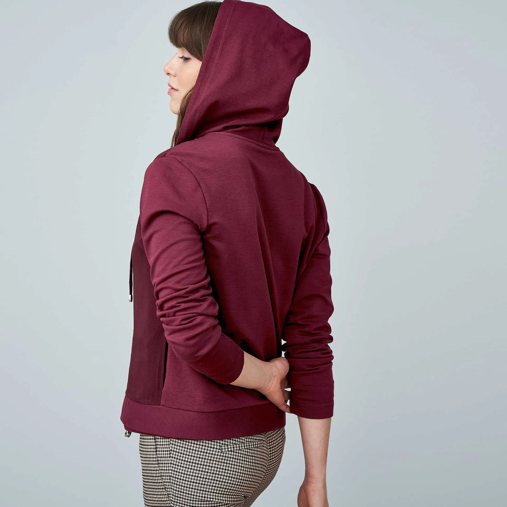 LIVING CRAFTS Lorena - Kapuzenjacke Barolo Best