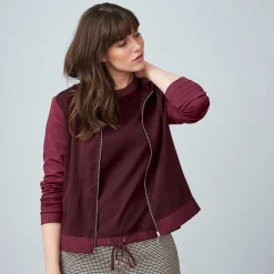 LIVING CRAFTS Lorena - Kapuzenjacke Barolo Best