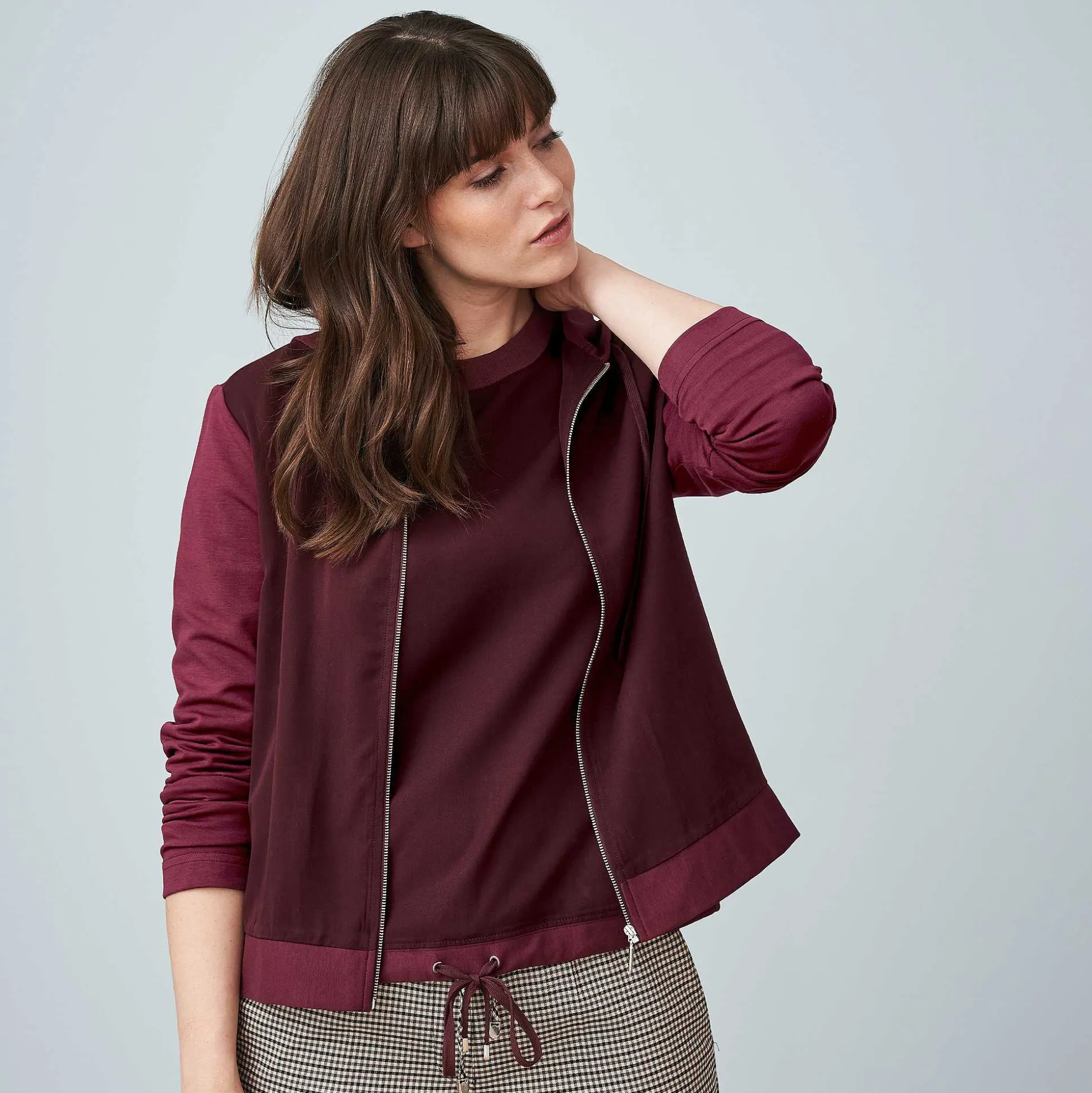 LIVING CRAFTS Lorena - Kapuzenjacke Barolo Best