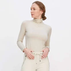 LIVING CRAFTS Lucrezia - Rollkragenshirt Steinpulver Best Sale