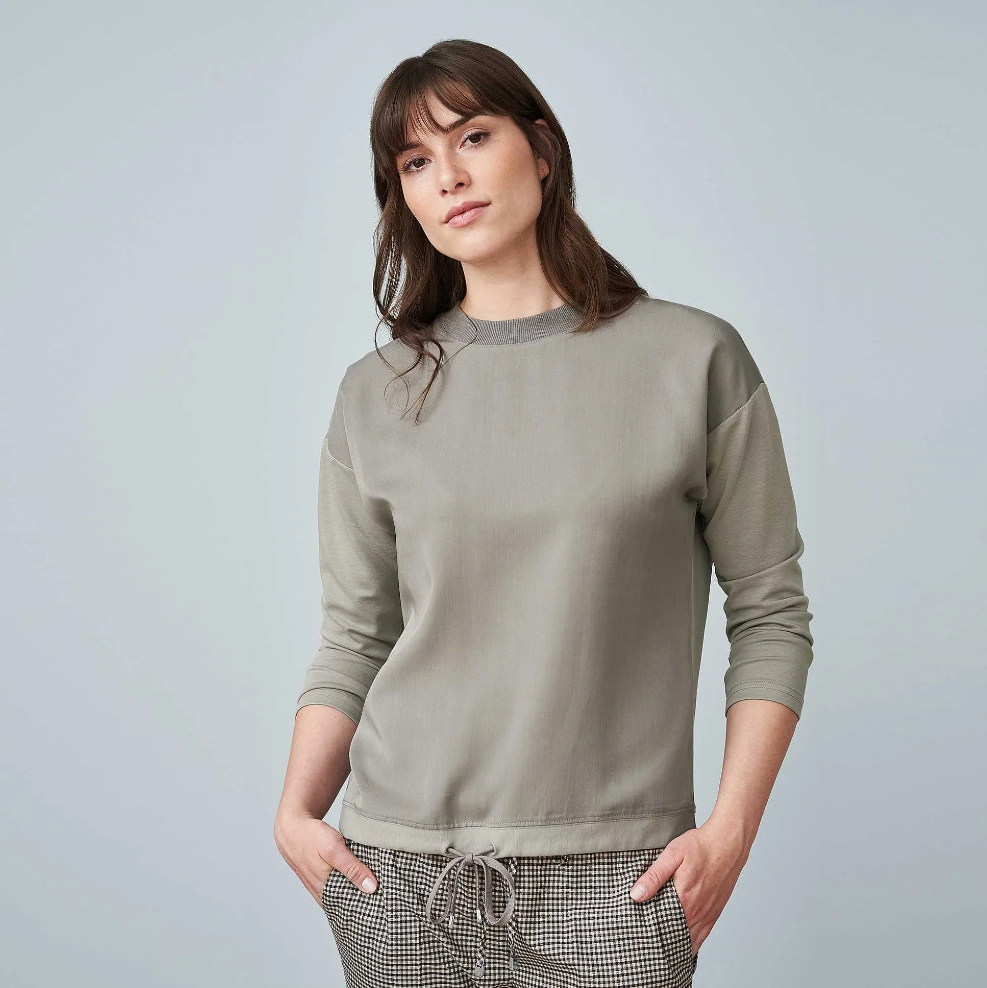 LIVING CRAFTS Luisa - Unisex-Sweatshirt Taupe Discount