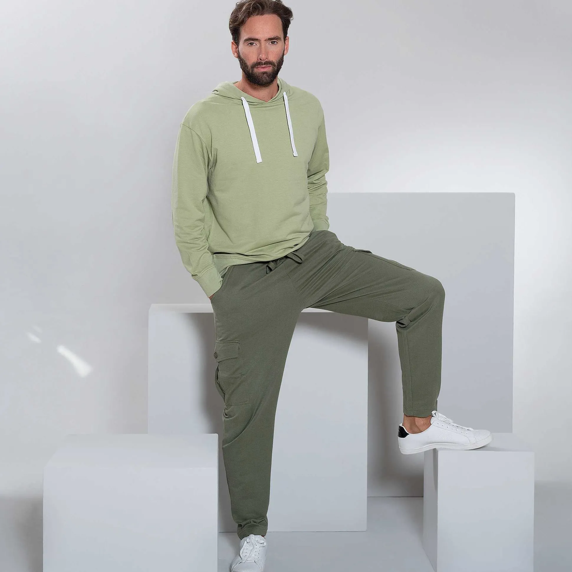 LIVING CRAFTS Marcel - Cargohose Thymian Best