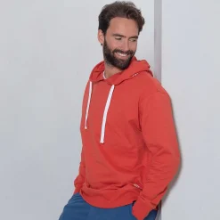 LIVING CRAFTS Matteo - Kapuzenpullover Gebranntes Orange Cheap
