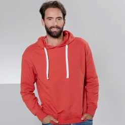 LIVING CRAFTS Matteo - Kapuzenpullover Gebranntes Orange Cheap