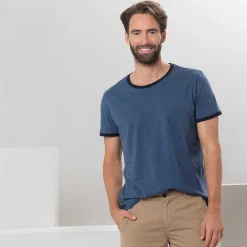 LIVING CRAFTS Michael – T-Shirt, 2Er-Pack Tintenblau Best