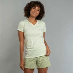 LIVING CRAFTS Miriam - Shorty Pyjamas, Set Pistazie Hot