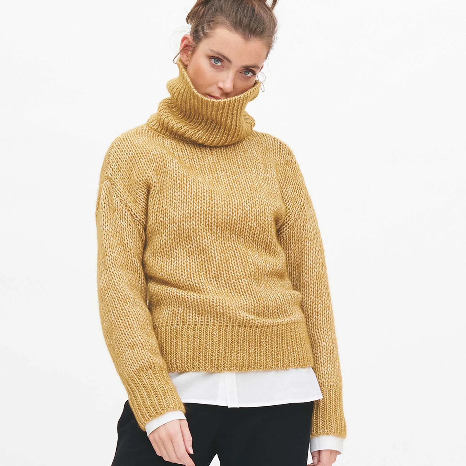 LIVING CRAFTS Nava - Pullover Curry Best Sale