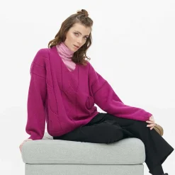 LIVING CRAFTS Neele - Pullover Sehr Beerig Fashion