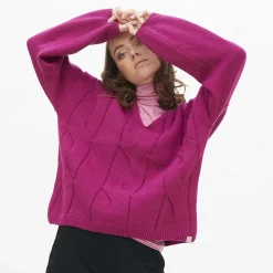 LIVING CRAFTS Neele - Pullover Sehr Beerig Fashion