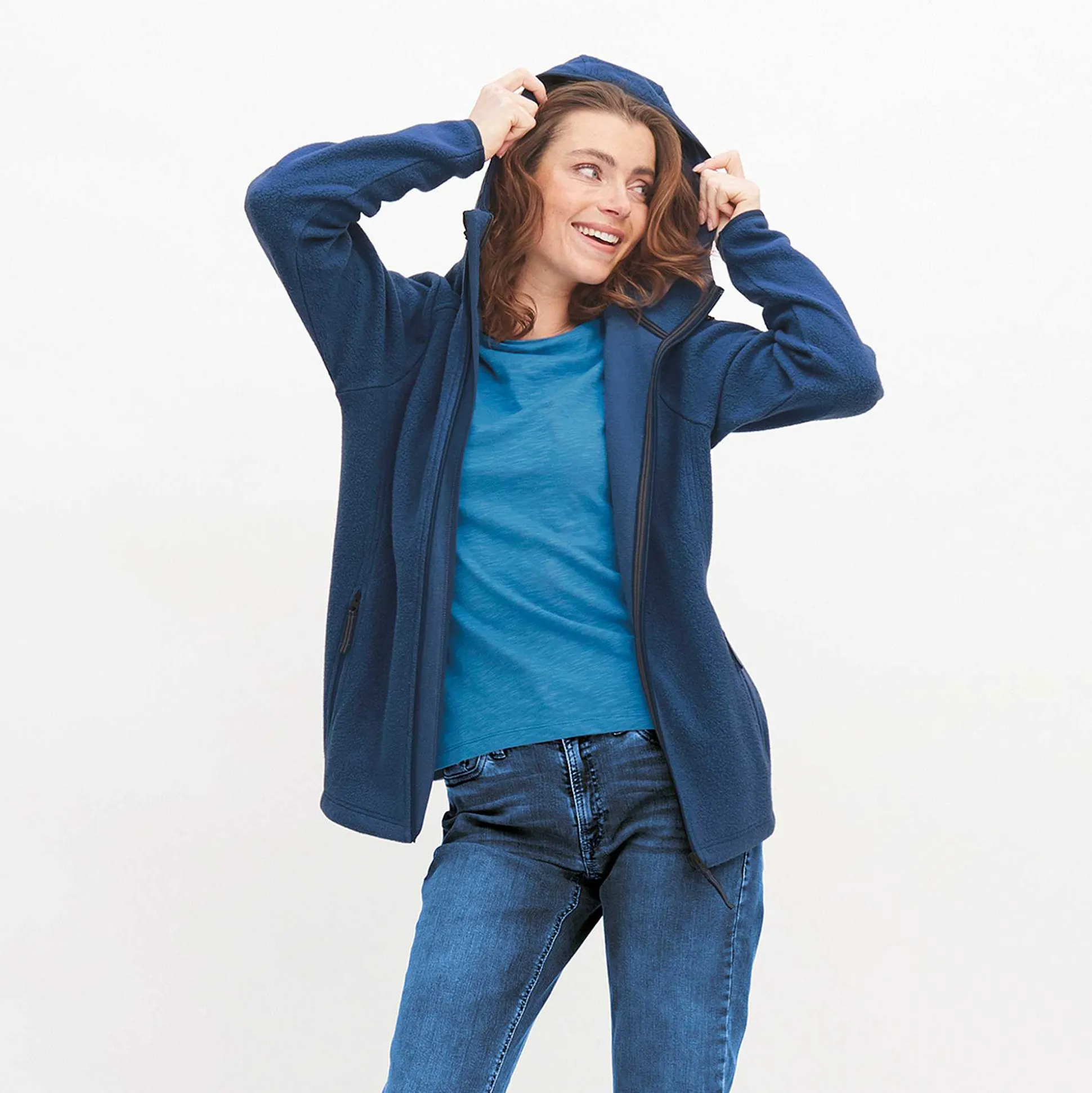 LIVING CRAFTS Neyla - Fleecejacke Nordischer Fjord Sale