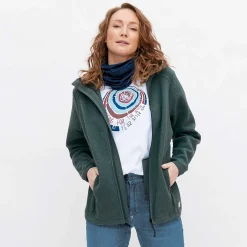LIVING CRAFTS Neyla - Fleecejacke Silberkiefer Sale