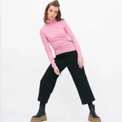 LIVING CRAFTS Nia - Rollkragenshirt Staubige Rose Fashion