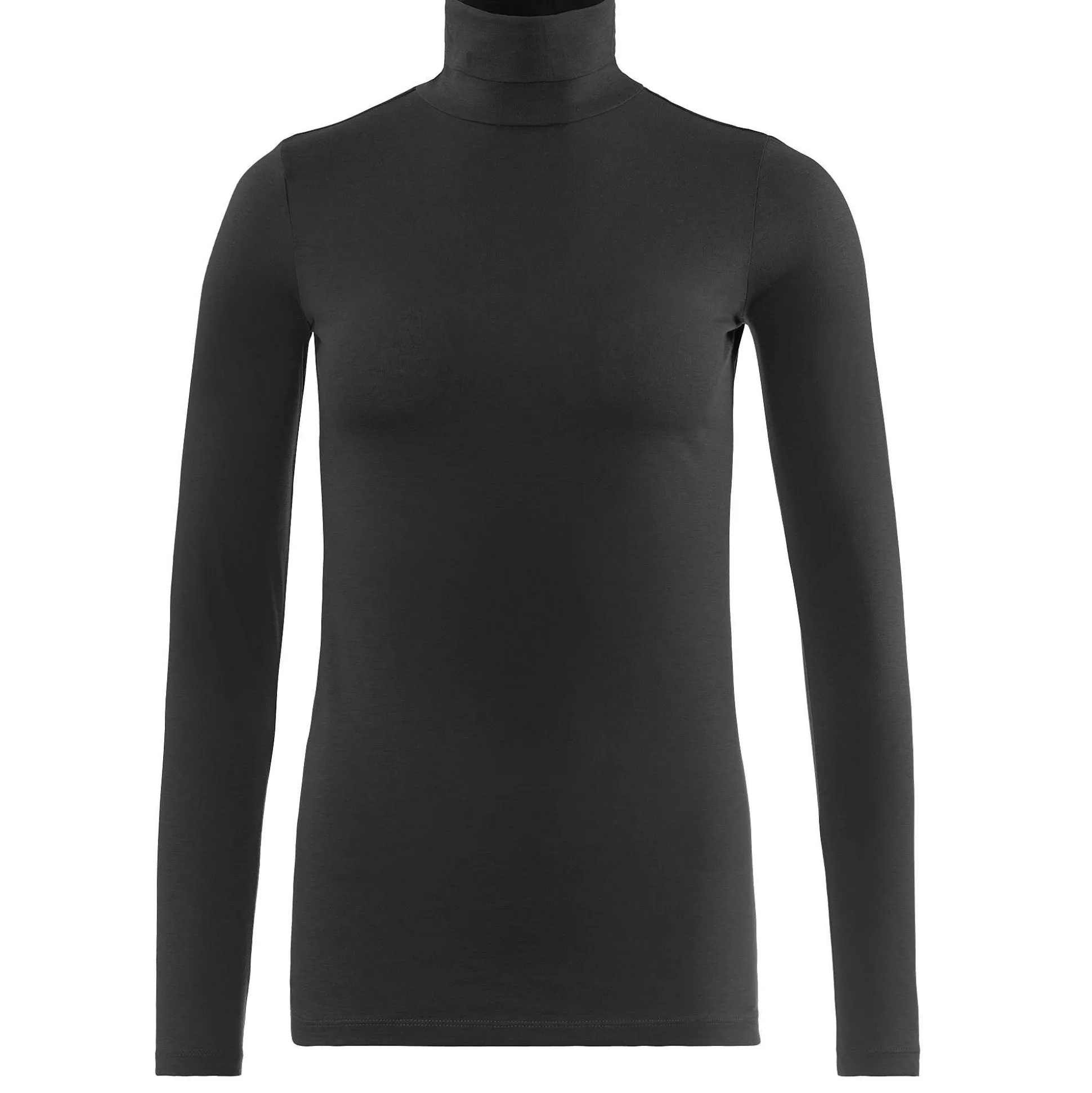 LIVING CRAFTS Nia - Rollkragenshirt Schwarz Discount