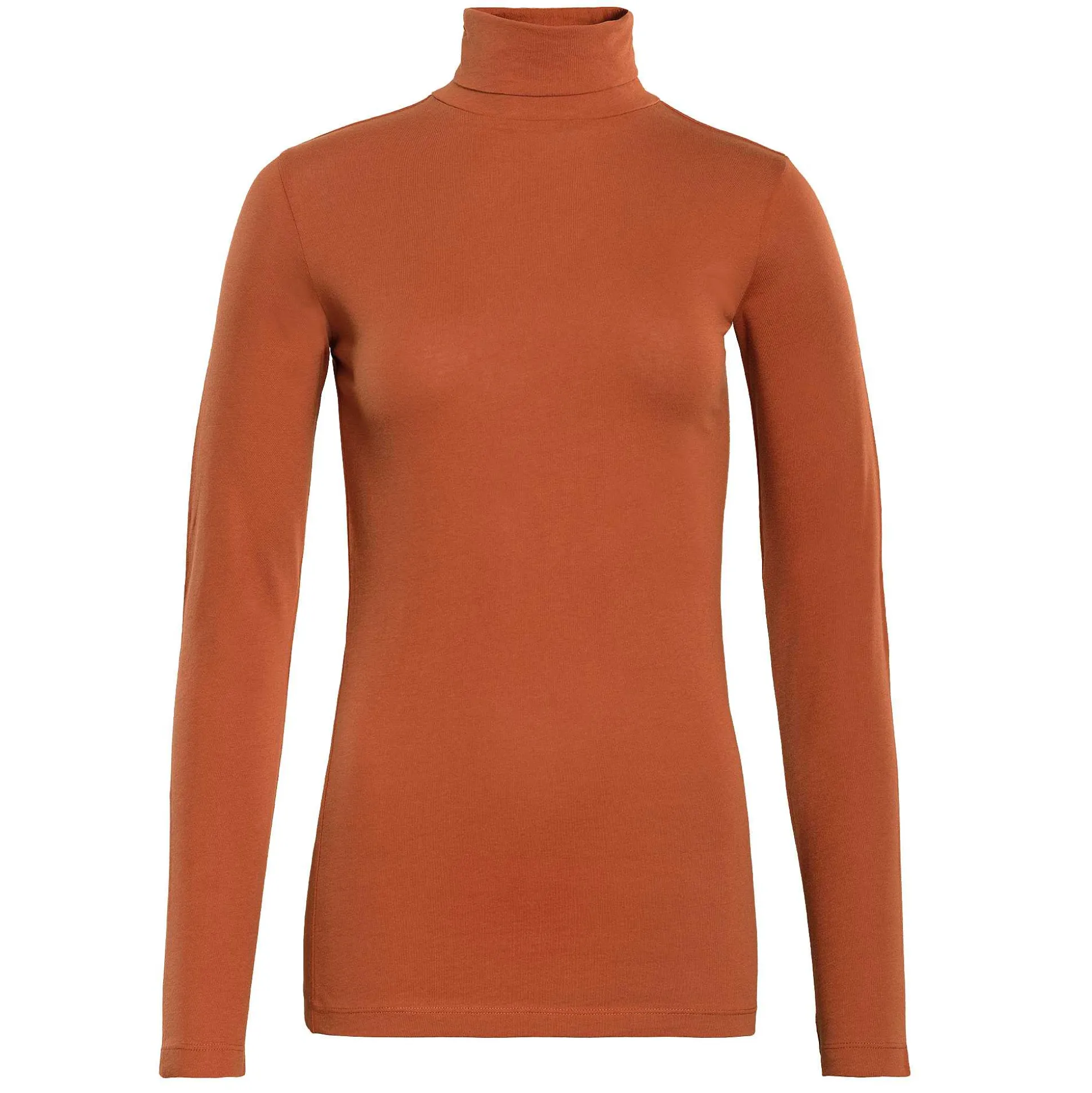 LIVING CRAFTS Nia - Rollkragenshirt Rost Outlet