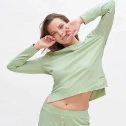 LIVING CRAFTS Nicci - Schlafshirt Nebeliges Grun Store