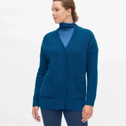 LIVING CRAFTS Nicole – Strickjacke Nordischer Fjord Best