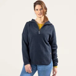 LIVING CRAFTS Nikita – Fleece-Troyer Tintenblau Store