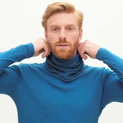 LIVING CRAFTS Nikkas - Multifunktionstuch Retro-Blau New