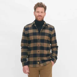 LIVING CRAFTS Nikolai - Hemd Herbstblatter/Schwarz Online