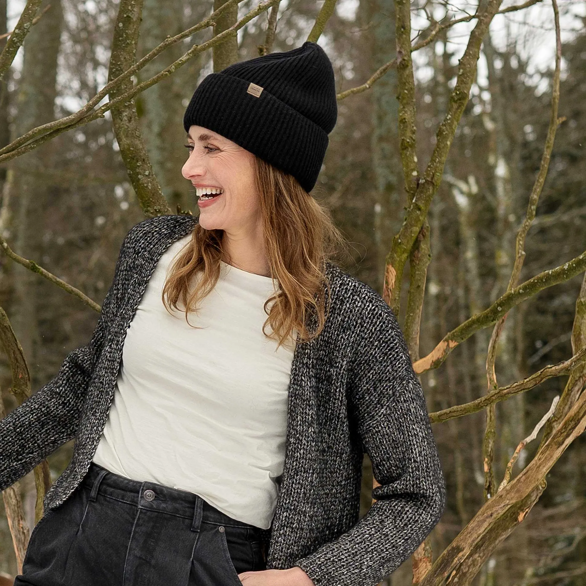 LIVING CRAFTS Nilay - Mutze Schwarz Online