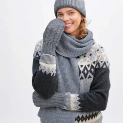 LIVING CRAFTS Nio - Handschuhe Hellgrau Flash Sale
