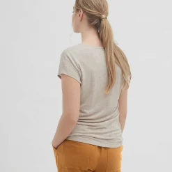 LIVING CRAFTS Oceane - T-Shirt Naturliches Leinen Outlet