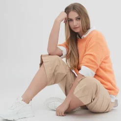 LIVING CRAFTS Odilia - Pullover Aprikose Store