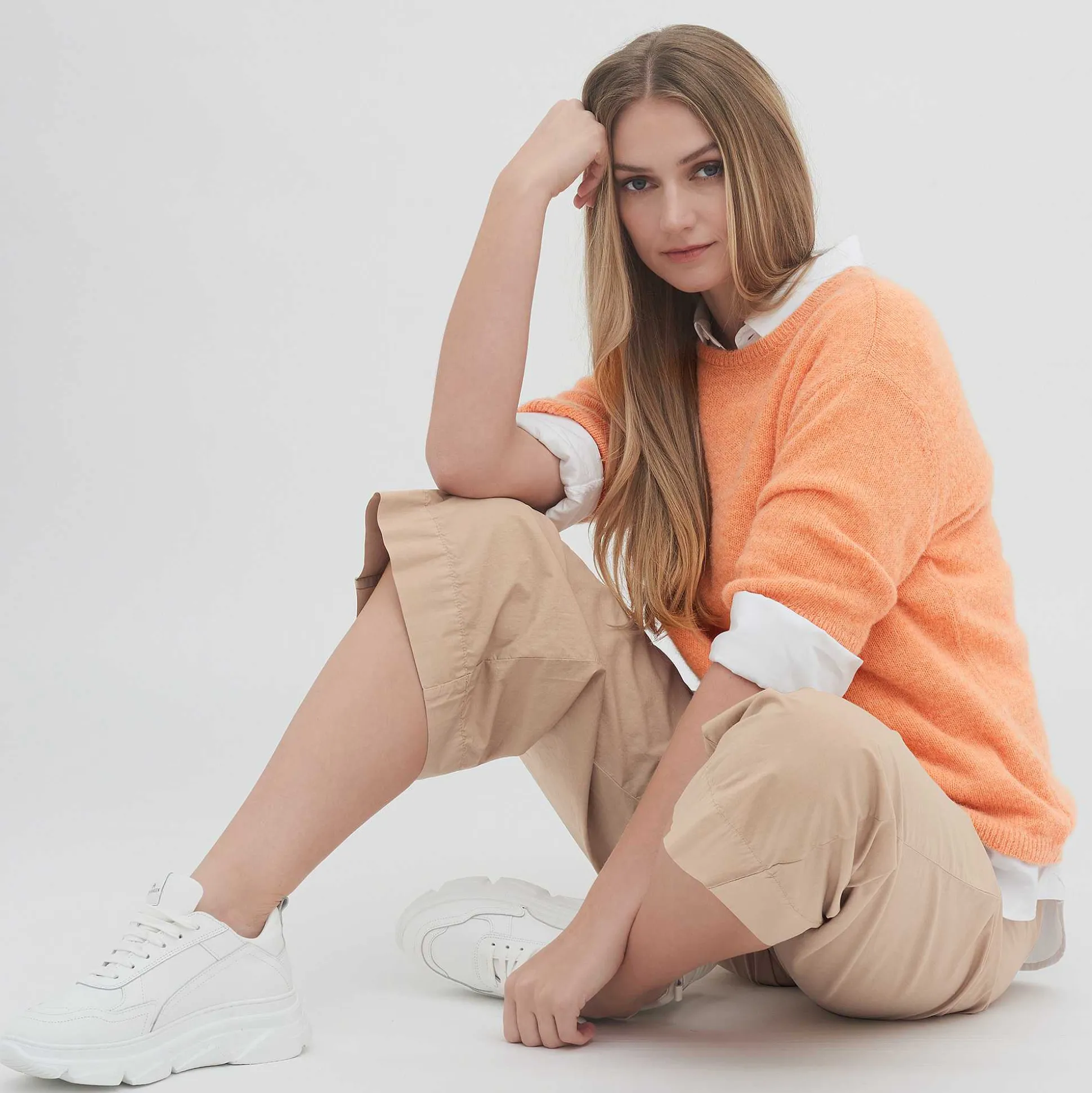 LIVING CRAFTS Odilia - Pullover Aprikose Store
