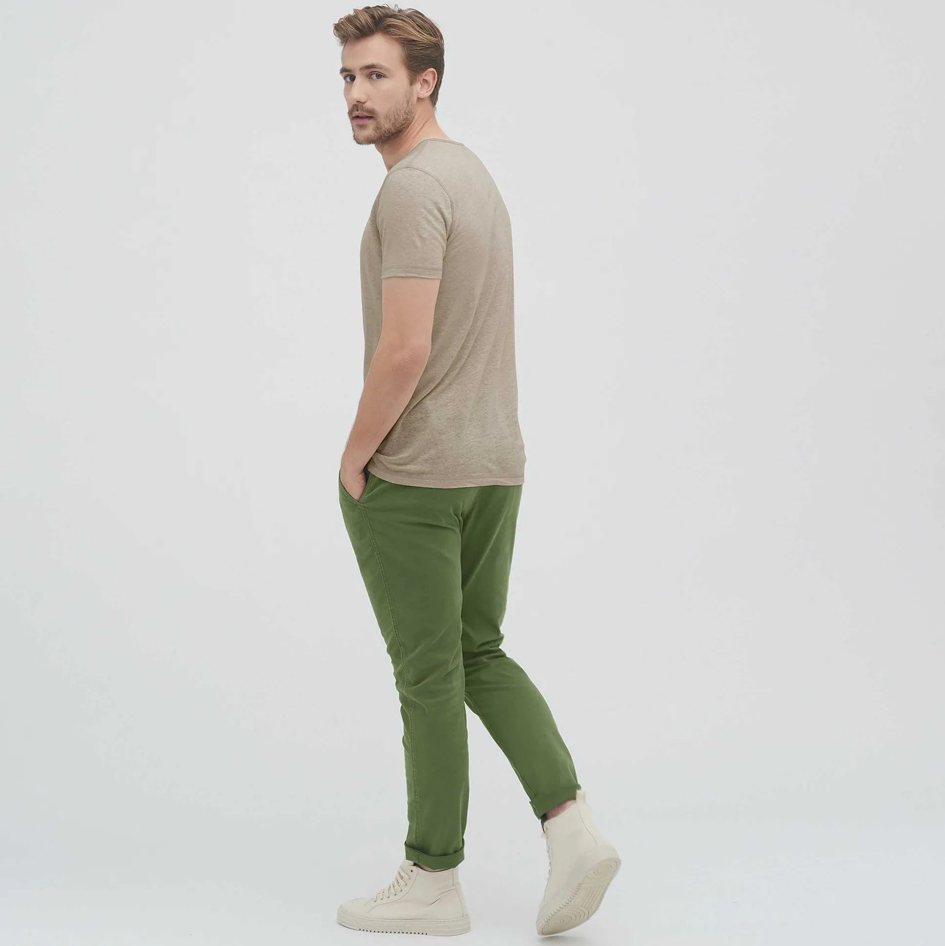 LIVING CRAFTS Olaf - Hosen Olive New