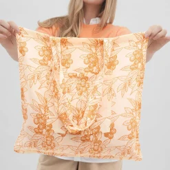 LIVING CRAFTS Oleander - Kaufer Aprikose/Weis Flash Sale