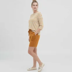 LIVING CRAFTS Ombra - Hemd Bernstein/Offwhite Cheap
