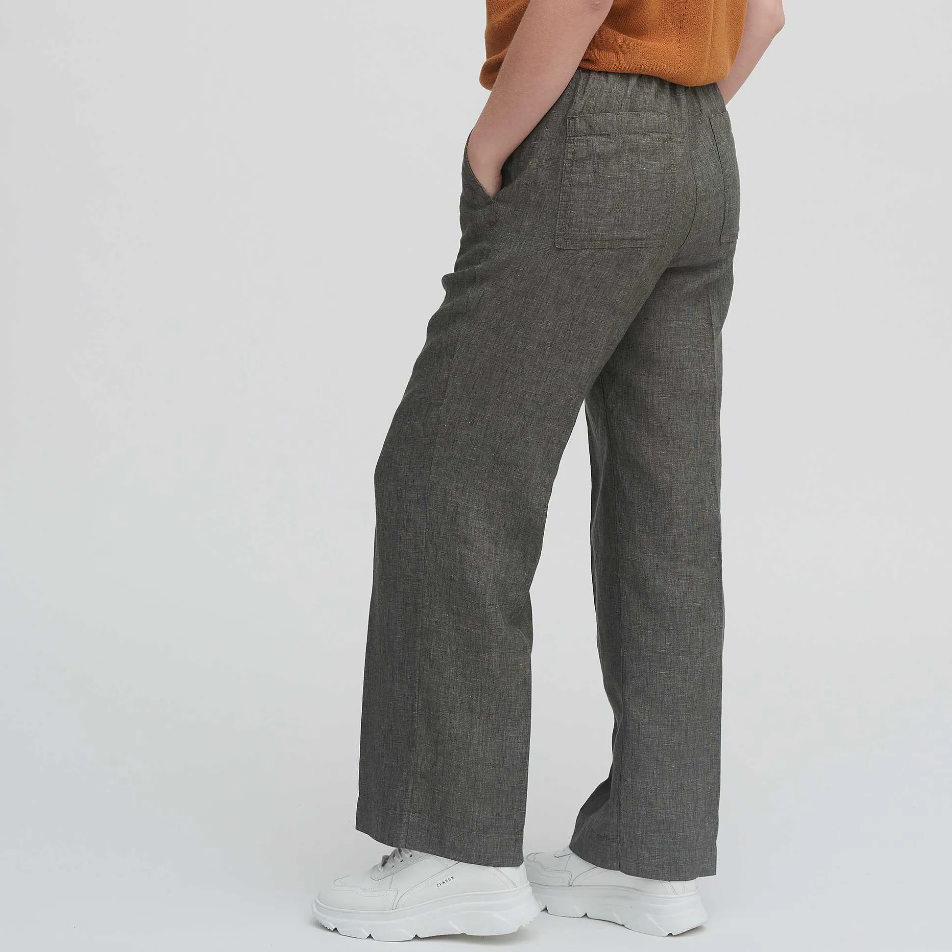 LIVING CRAFTS Ophelia - Leinenhose Thymian Cheap