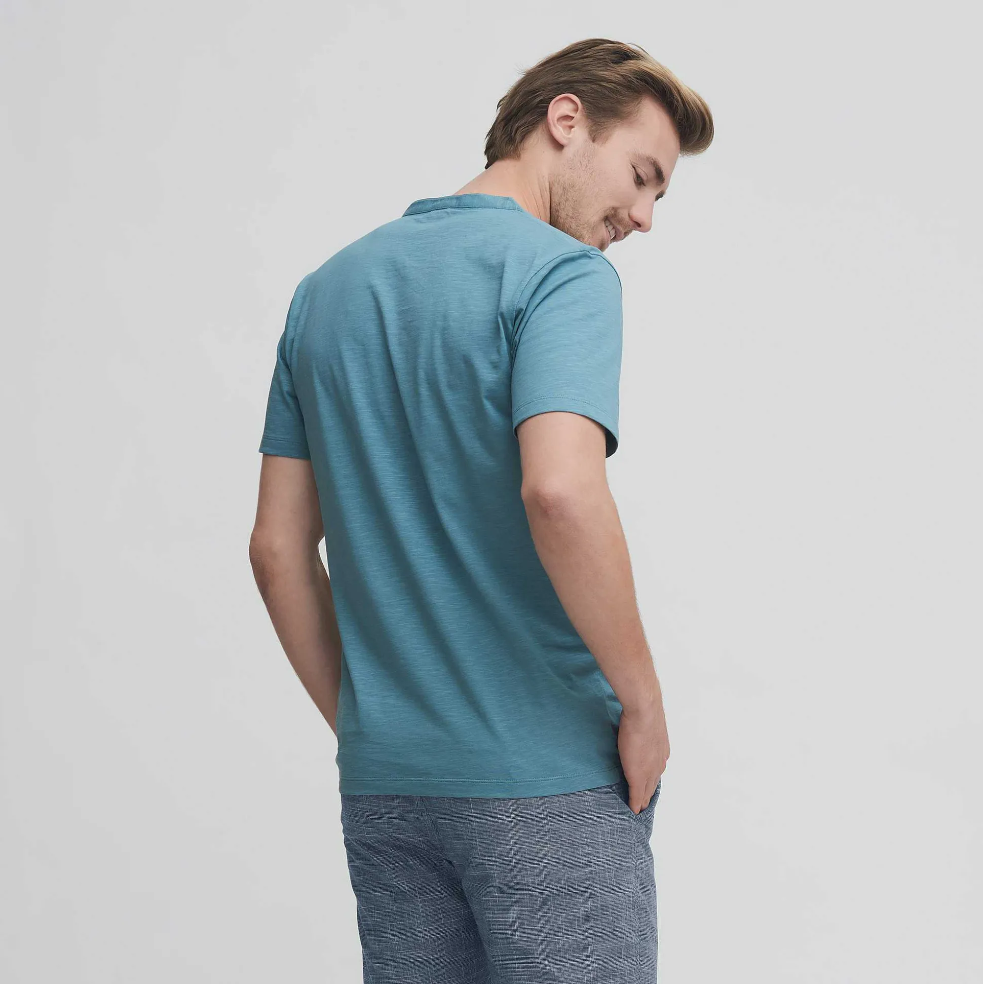 LIVING CRAFTS Othello - Henley T-Shirt Riffgewasser Best Sale