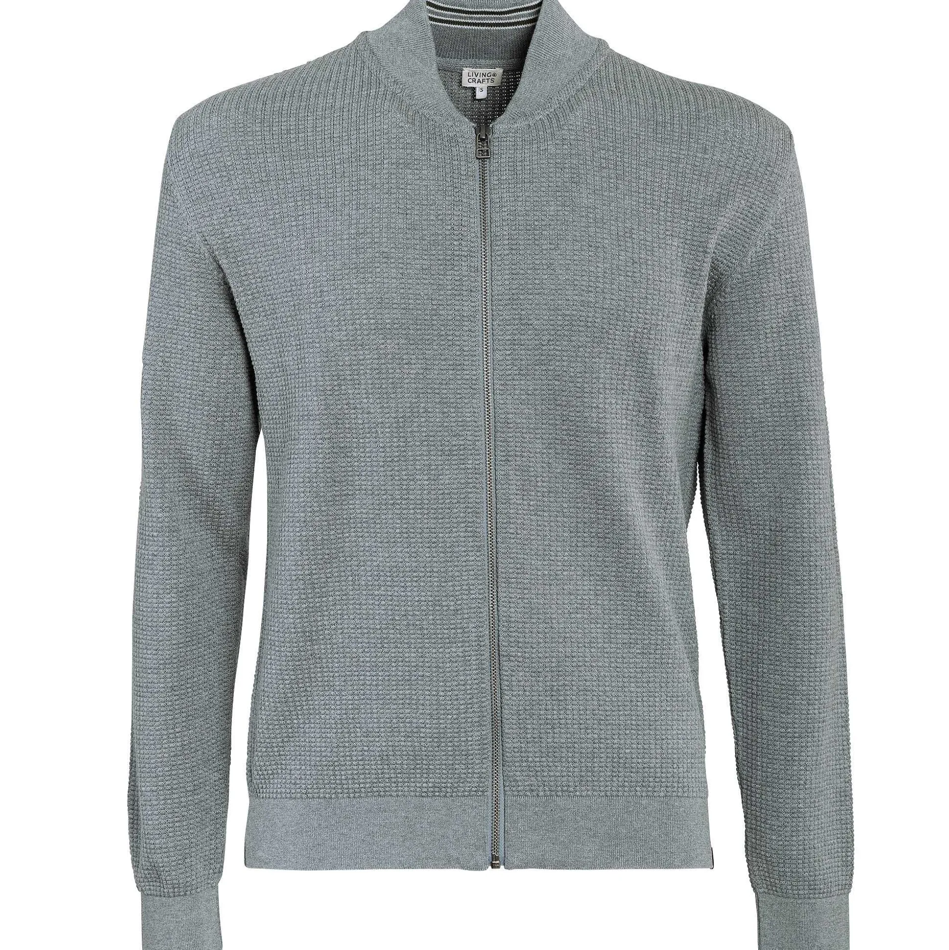 LIVING CRAFTS Paavo - Strickjacke Graue Melange Best Sale