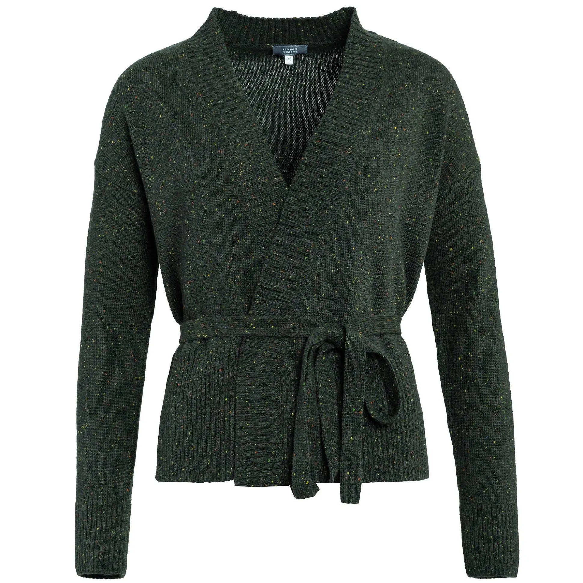 LIVING CRAFTS Pacita - Kimonojacke Dunkles Oliv Store