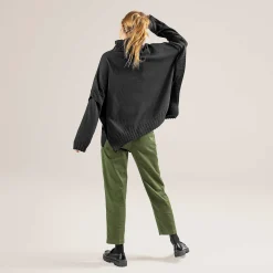 LIVING CRAFTS Paisley - Poncho Schwarz Shop