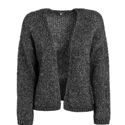LIVING CRAFTS Palila - Strickjacke Schwarz/Creme Cheap