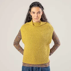 LIVING CRAFTS Pamelina - Weste Honig Best Sale