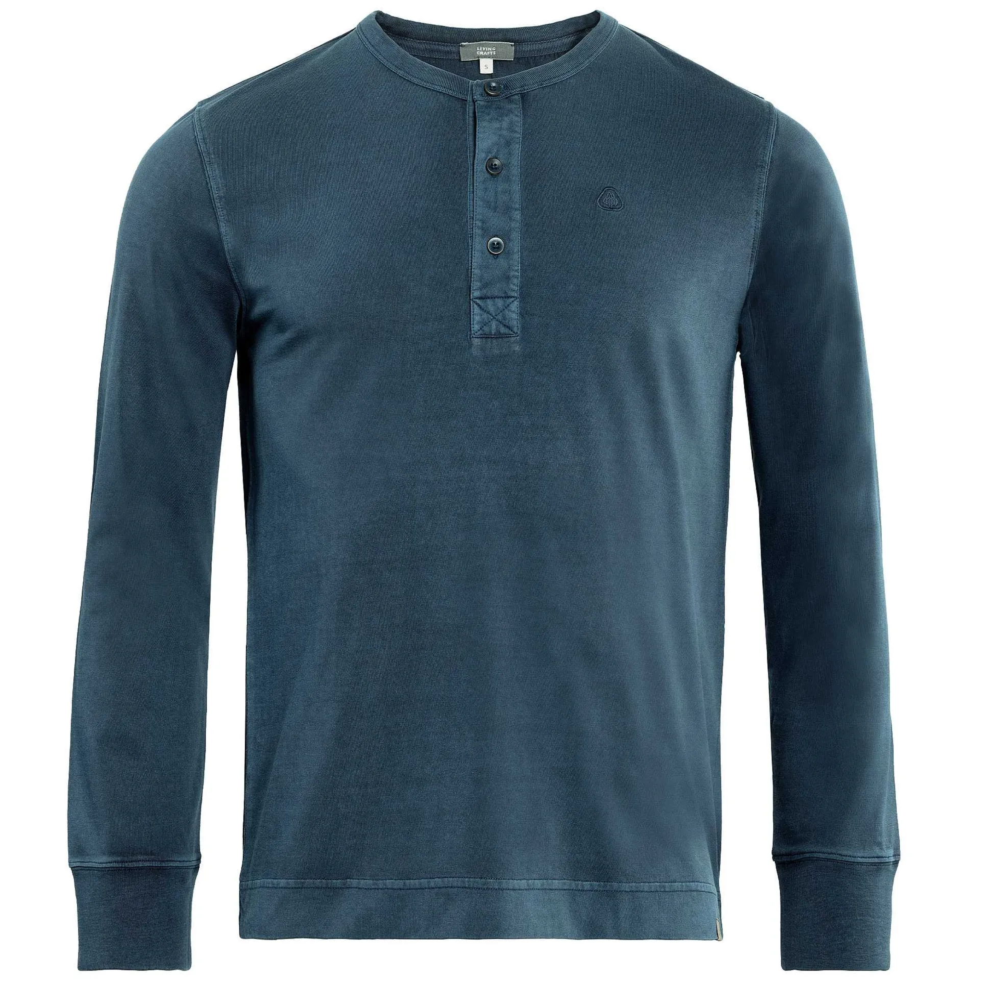 LIVING CRAFTS Paolo - Henley-Shirt Mitternacht New
