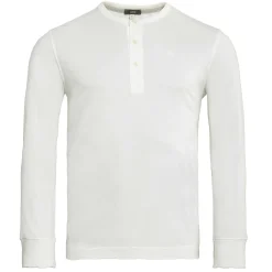LIVING CRAFTS Paolo - Henley-Shirt Ekru Clearance