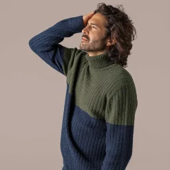 LIVING CRAFTS Patrizio - Rollkragenpullover Mitternacht Best