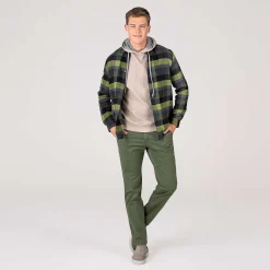 LIVING CRAFTS Paul – Chinos Dunkler Efeu Cheap
