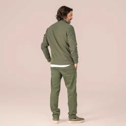 LIVING CRAFTS Paul – Chinos Dunkler Efeu Cheap