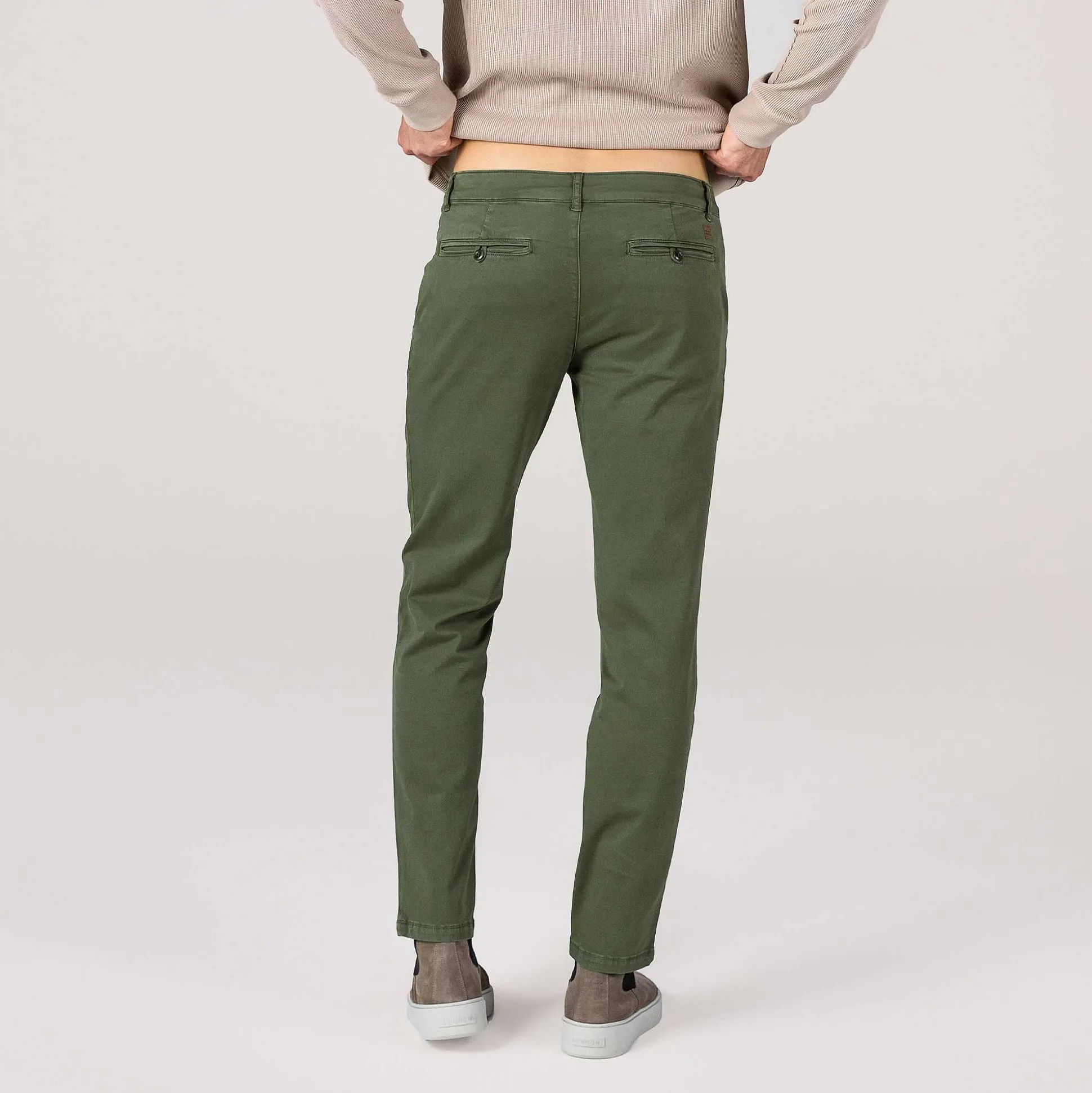 LIVING CRAFTS Paul – Chinos Dunkler Efeu Cheap