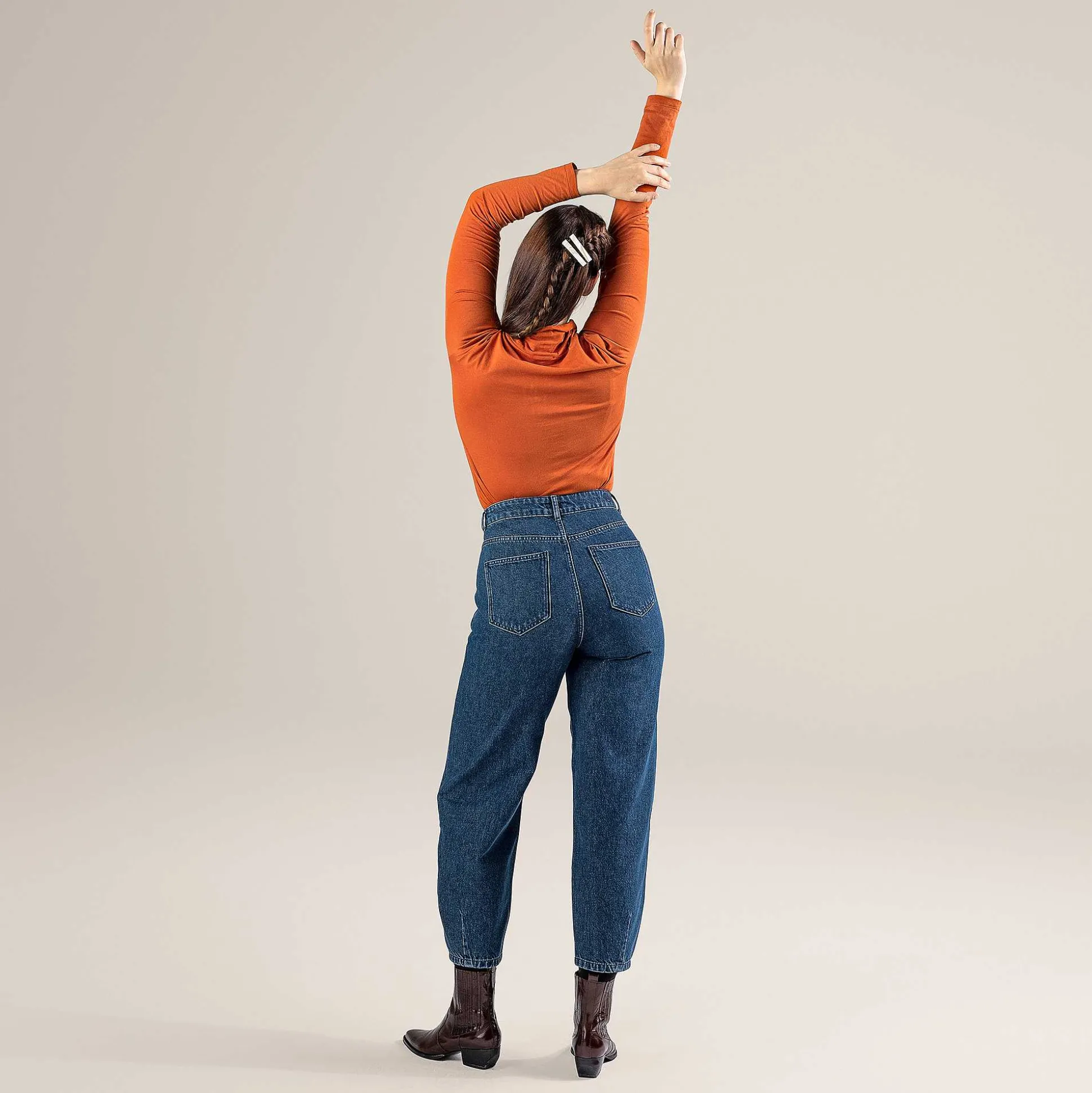 LIVING CRAFTS Pauletta - Hosen Dunkelblauer Denim Sale