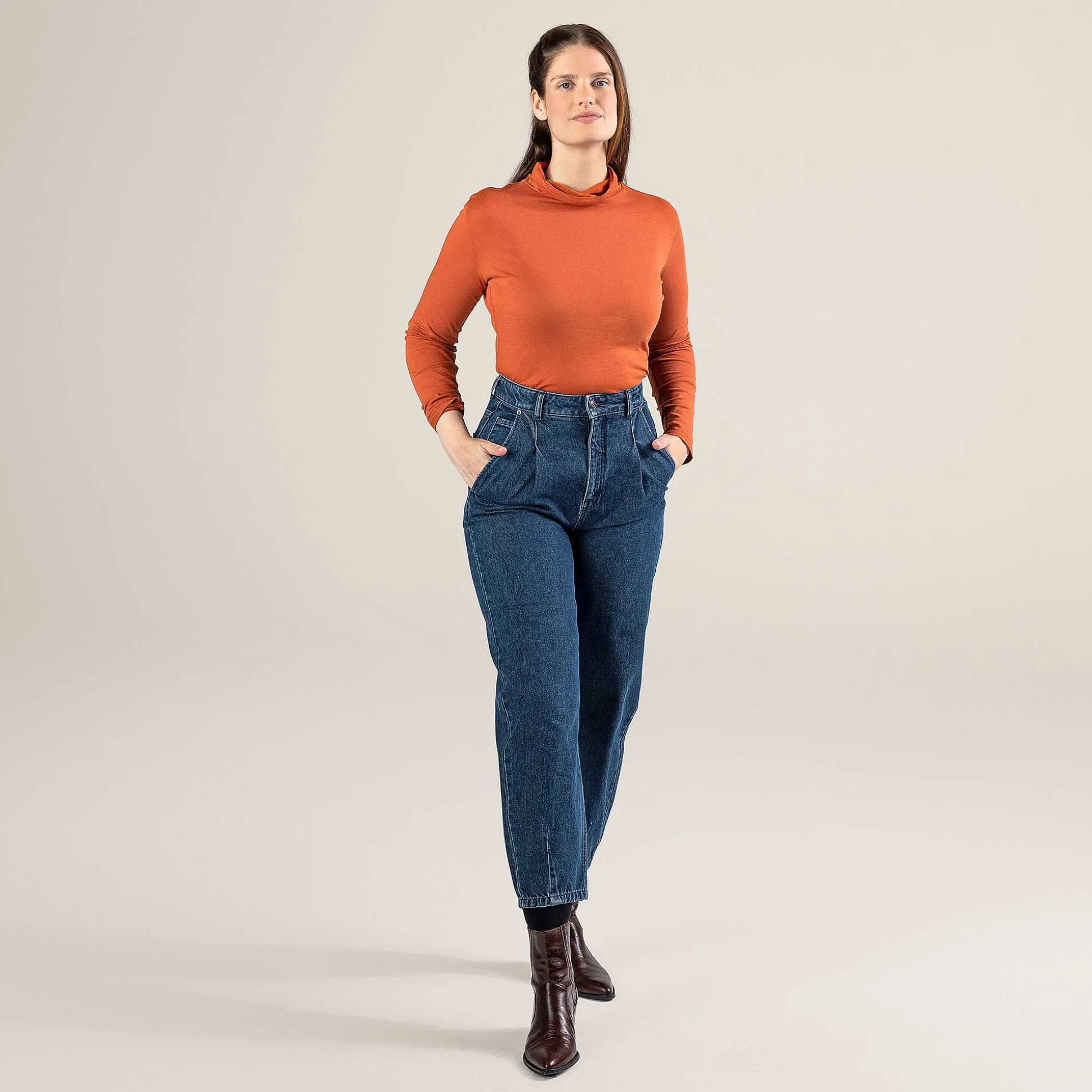 LIVING CRAFTS Pauletta - Hosen Dunkelblauer Denim Sale