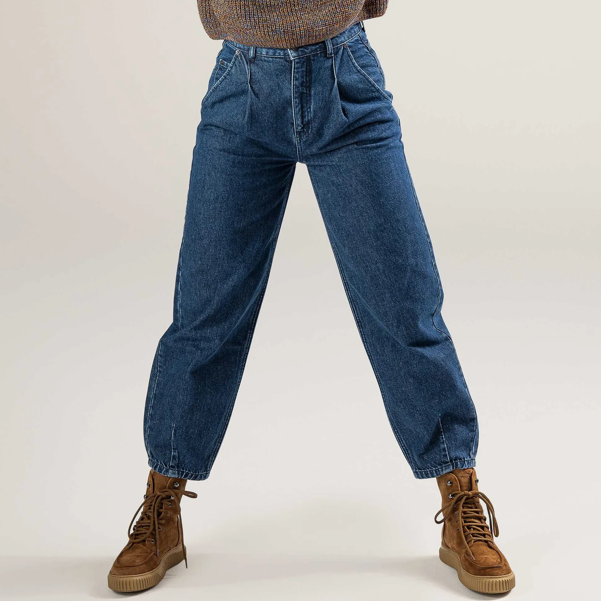LIVING CRAFTS Pauletta - Hosen Dunkelblauer Denim Sale