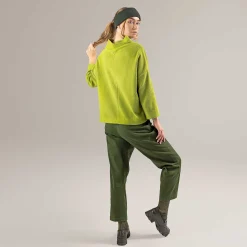 LIVING CRAFTS Penelopis - Fleecepullover Grun Werden Hot