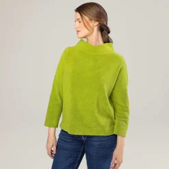 LIVING CRAFTS Penelopis - Fleecepullover Grun Werden Hot